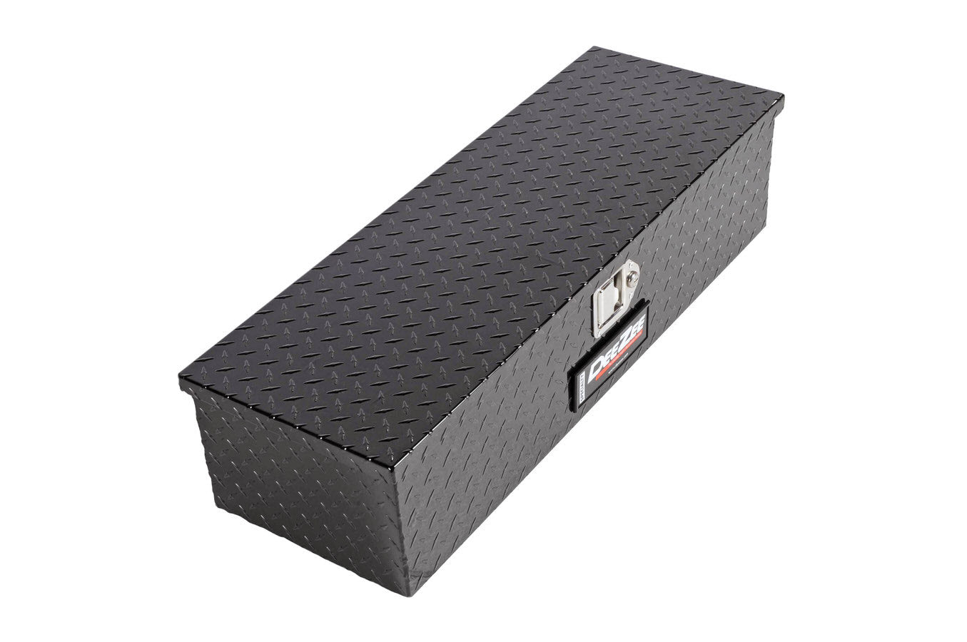 Dee Zee M206 Aluminum Diamond Plate Tool Box for ATVs, 35 Inch Length, Black