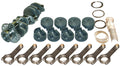 Eagle SBC Rotating Assembly Kit 407 CID with Forged Crank and Pistons, 3.750 Inch Stroke, 4.155 Inch Bore