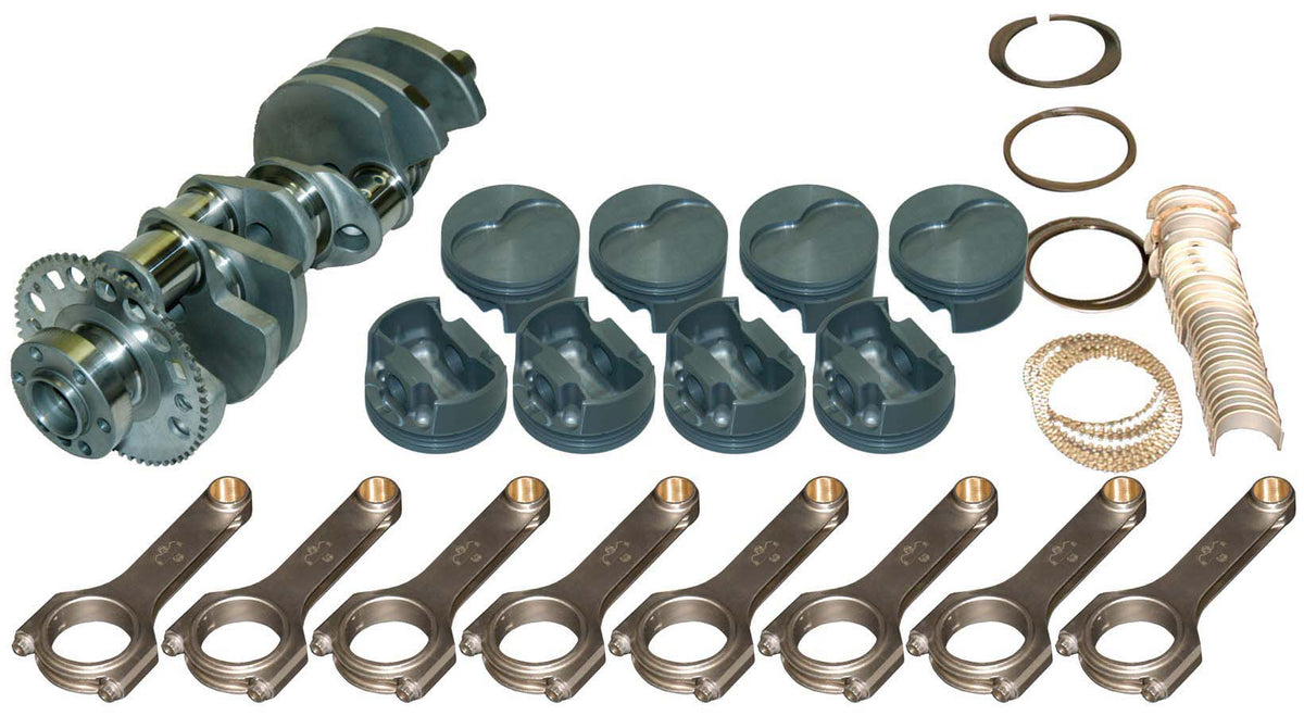 Eagle SBC Rotating Assembly Kit 407 CID with Forged Crank and Pistons, 3.750 Inch Stroke, 4.155 Inch Bore
