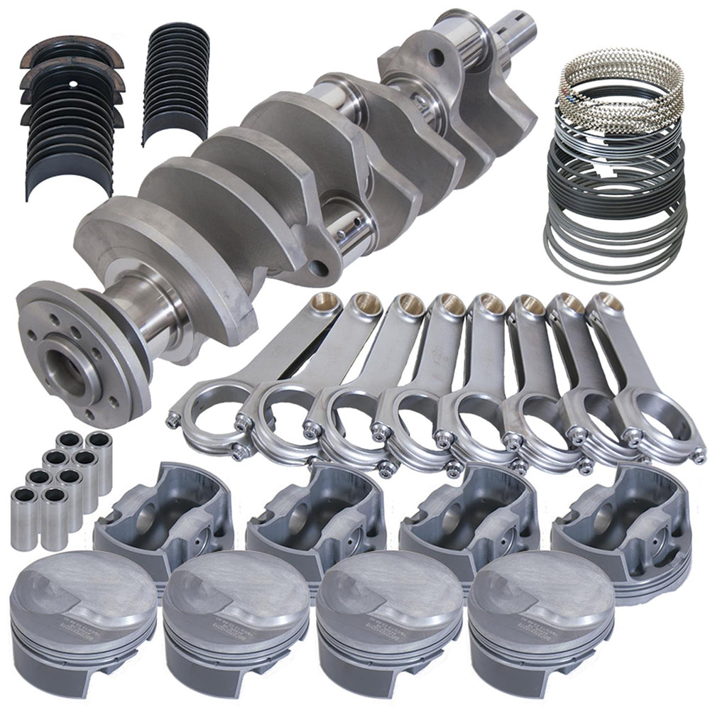 Eagle SBC Rotating Assembly Kit - 384 CID, Cast Crank, Hypereutectic Pistons, 3.750 Inch Stroke, 4.040 Inch Bore, 5.700 Inch I-Beam Connecting Rods