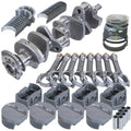Eagle SBC Rotating Assembly Kit with 383 CID Cast Crank, Forged Pistons, 3.750 Inch Stroke, 4.030 Inch Bore, 6.000 Inch I Beam Connecting Rods for Small Block Chevy