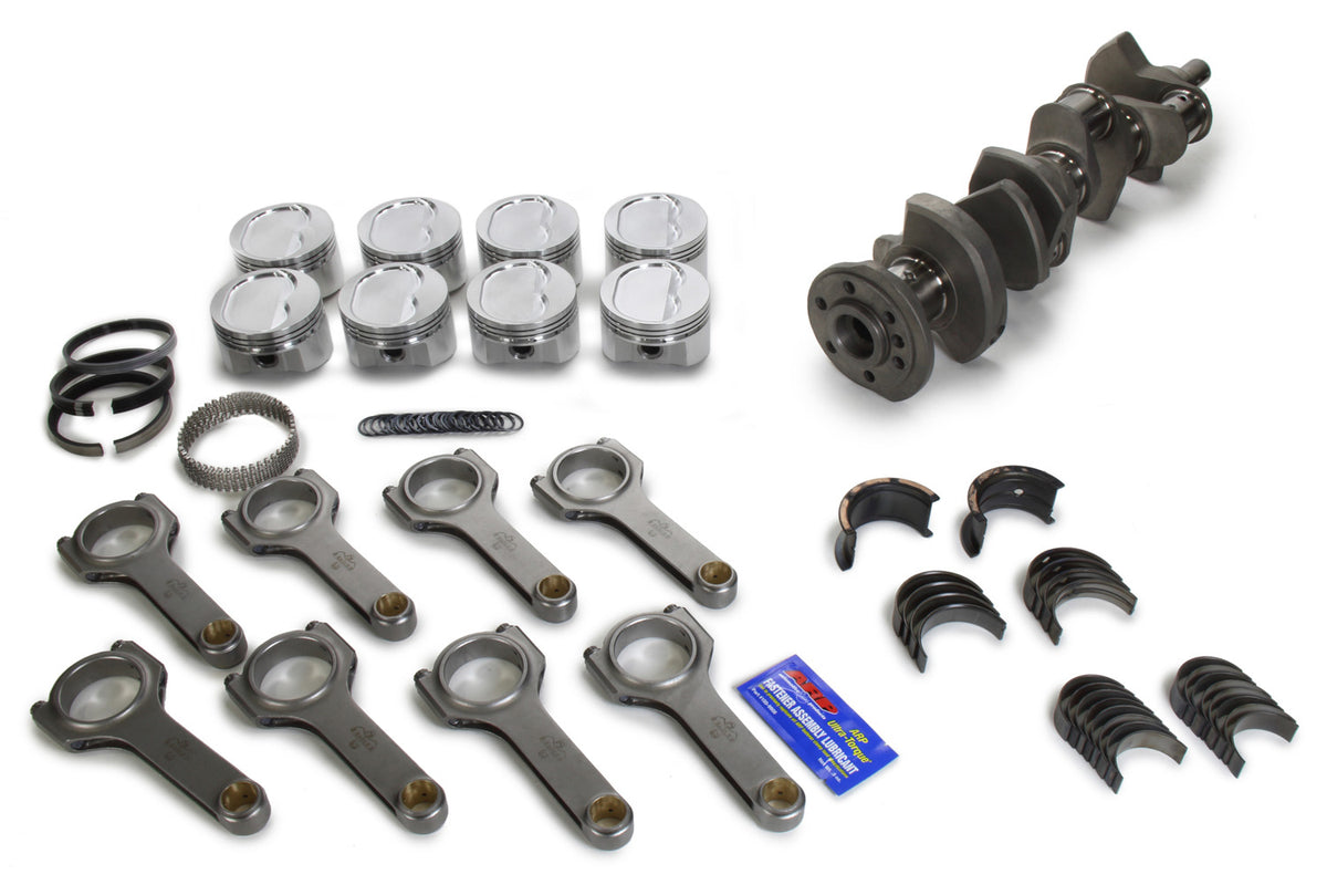 Eagle SBC Rotating Assembly 383 CID with Cast Crank, Hypereutectic Pistons, 3.750 Inch Stroke, 4.030 Inch Bore, 5.700 Inch I-Beam Connecting Rods