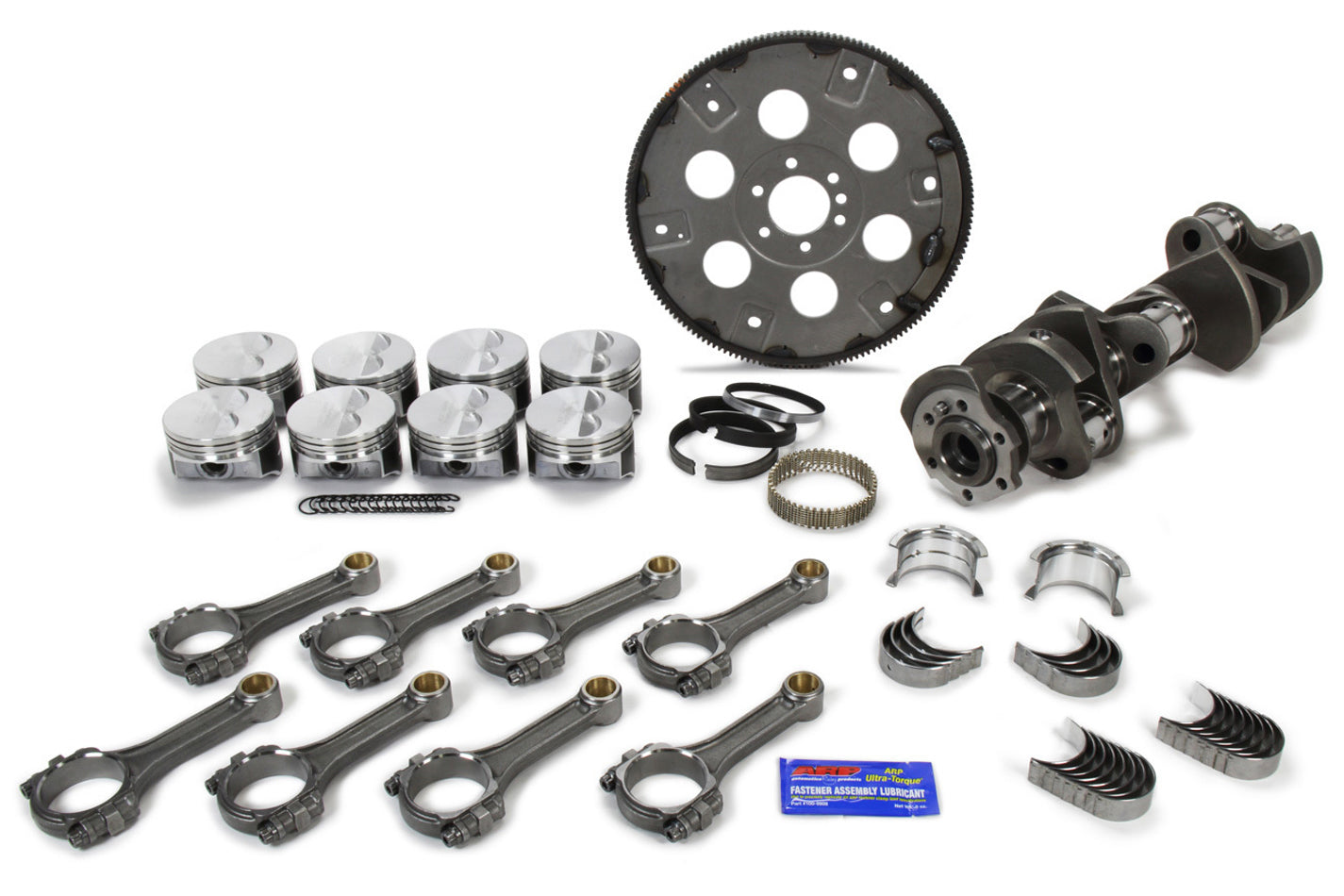 Eagle SBC Balanced Rotating Assembly for 383 CID Small Block Chevy with Cast Crank and Hypereutectic Pistons