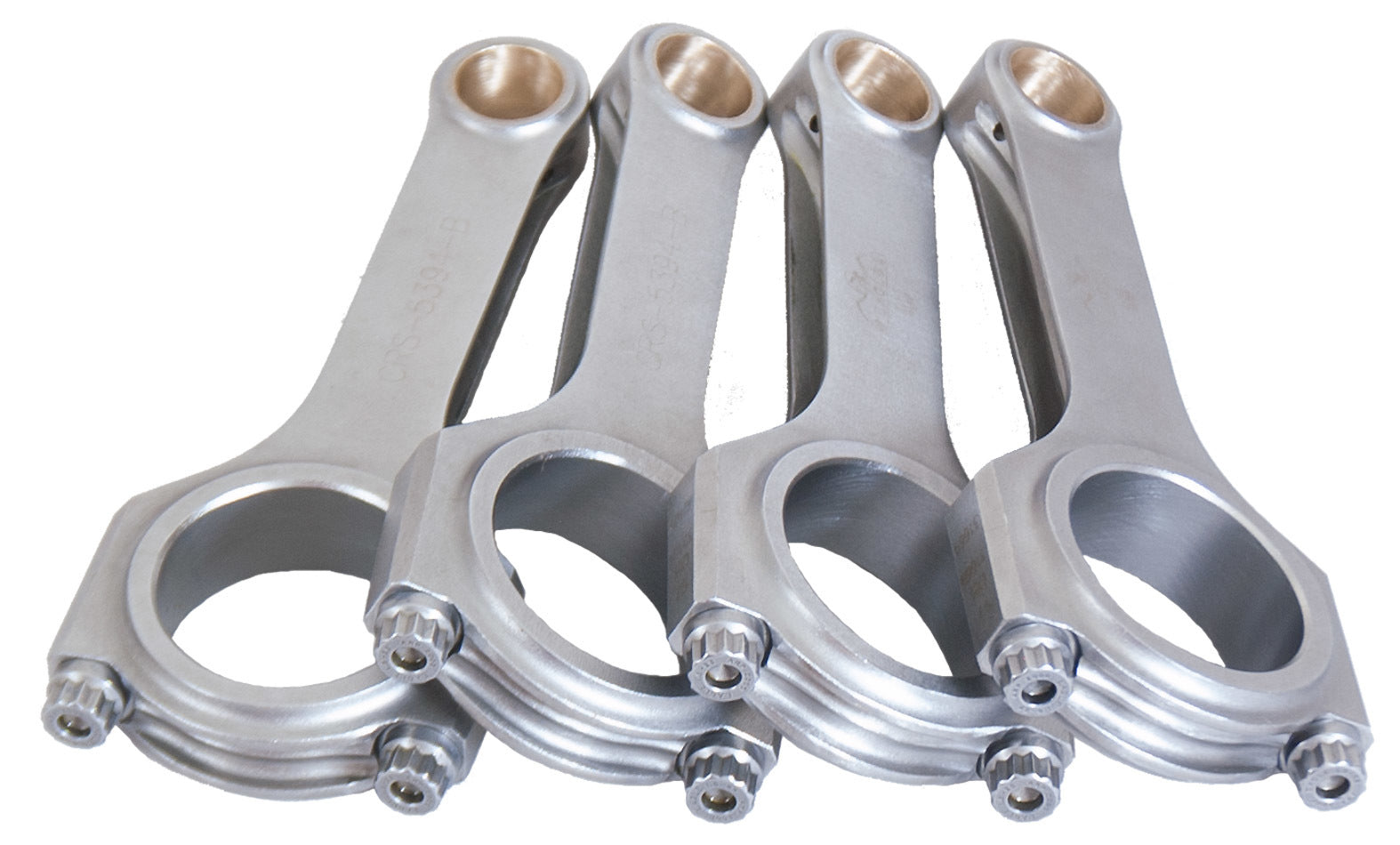 Eagle CRS5394A3D Honda 4340 Forged H-Beam Connecting Rods with ARP2000 Bolts, 5.394 Inch Length, Bushed, Steel