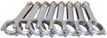 Eagle CRS6100L3D GM LS-Series 4340 Forged H-Beam Connecting Rods, 6.100 Inch Length, Bushed, 7/16 Inch Cap Screws, 8740 Steel