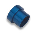 Earls #3 Tube Sleeves Pair 3/16 Inch Aluminum Blue Anodized for AN Fittings