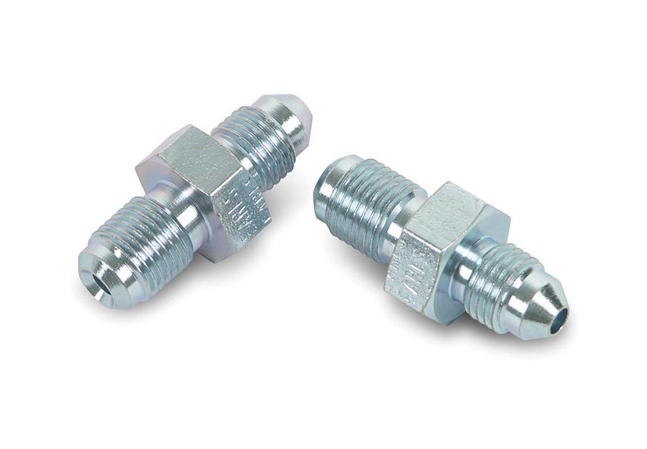 Earls 592032ERL Straight 3AN Male to 10mm x 1.00 Male Steel Adapter Pair