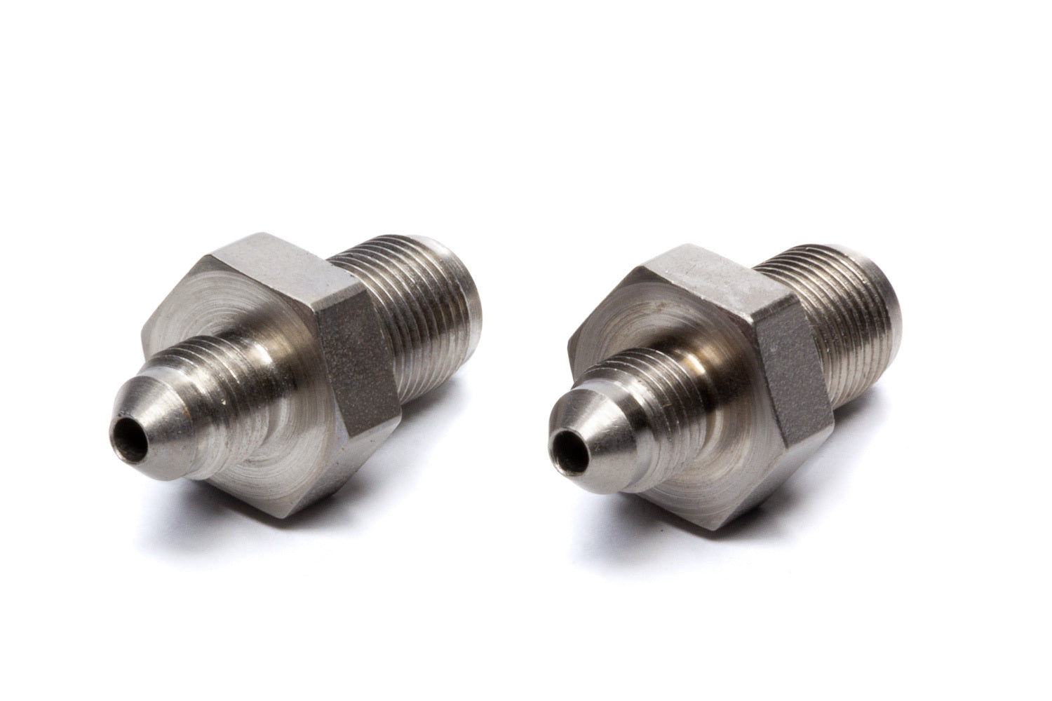 Earls 592053ERL 3 to 12mm Inverted Flare Adapter Fittings Steel Nickel Plated Pair