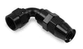 Earls 629106ERL UltraPro Twist-On 90 Degree Fitting for 6 AN Hose, Aluminum, Black Anodized