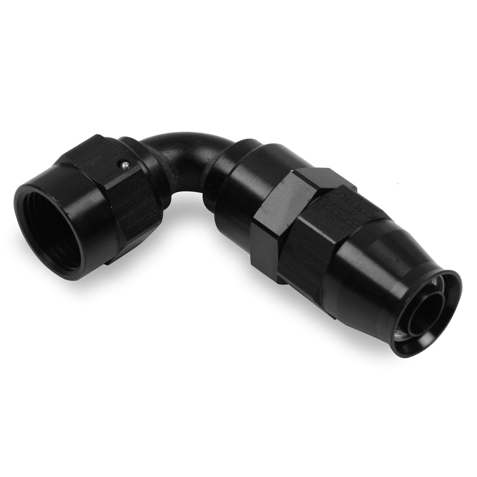 Earls 629108ERL Ultra Pro Hose End 90 Degree - 8 AN Aluminum Black Anodized