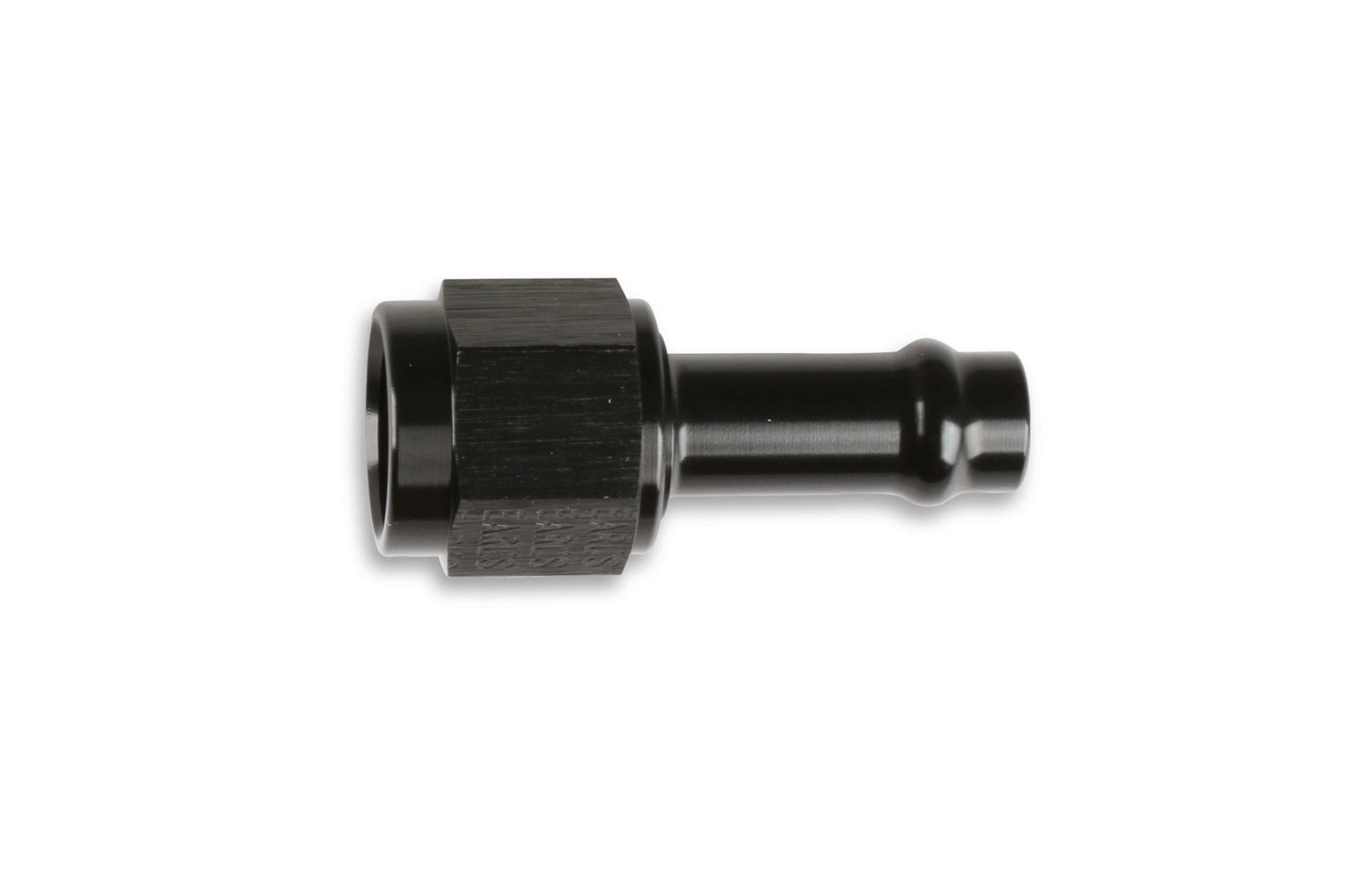Earls 750156ERL Vapor Guard Hose End Adapter, 6AN Male Swivel to 5/16 Inch Hose Barb, Aluminum Black Anodized