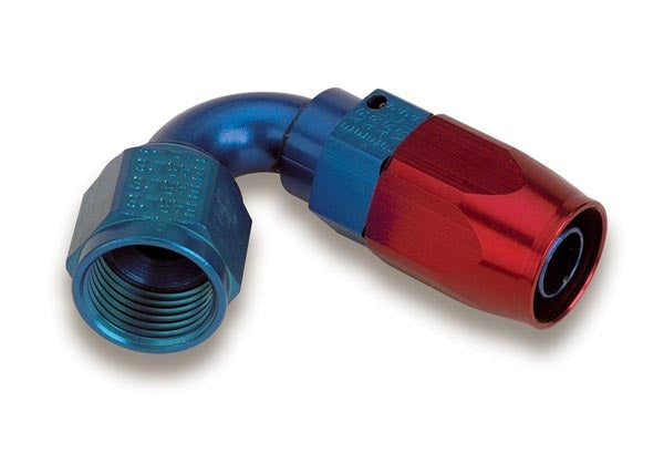 Earls #8 120 Degree Swivel Seal Hose End with Aluminum Construction