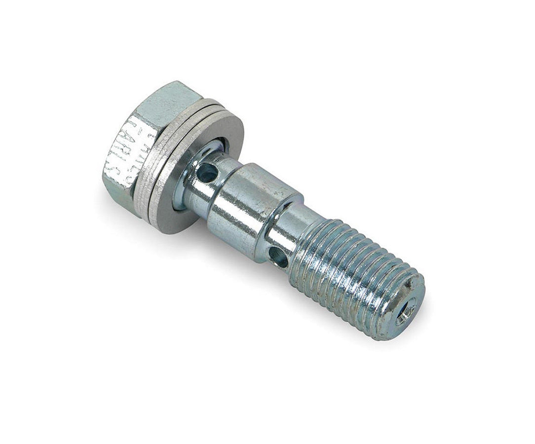 Earls 977513ERL Double Banjo Bolt 3/8-24 Inch Thread Steel Nickel Plated