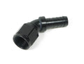 Earls AT704612ERL Ano-Tuff 12 AN 45 Degree Hose End with Aluminum Finish