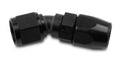 Earls AT803106ERL Ano-Tuff 30 Degree Swivel-Seal Hose End Fitting for 6 AN Hose, Aluminum Black Anodized