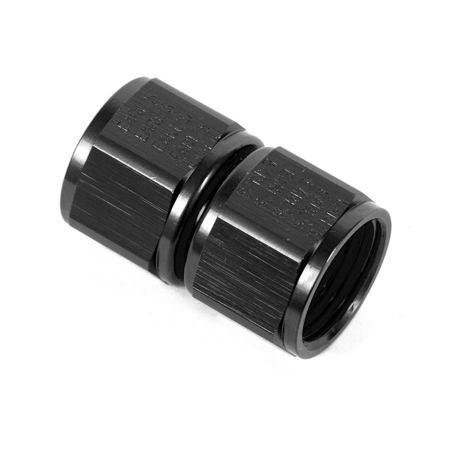 Earls AT915103ERL Swivel Coupling Fitting 3AN Female Straight Aluminum Black Anodized