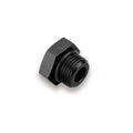 Earls AT981410ERL #10 AN Port Plug with O-Ring and Hex Head Aluminum Black Anodized