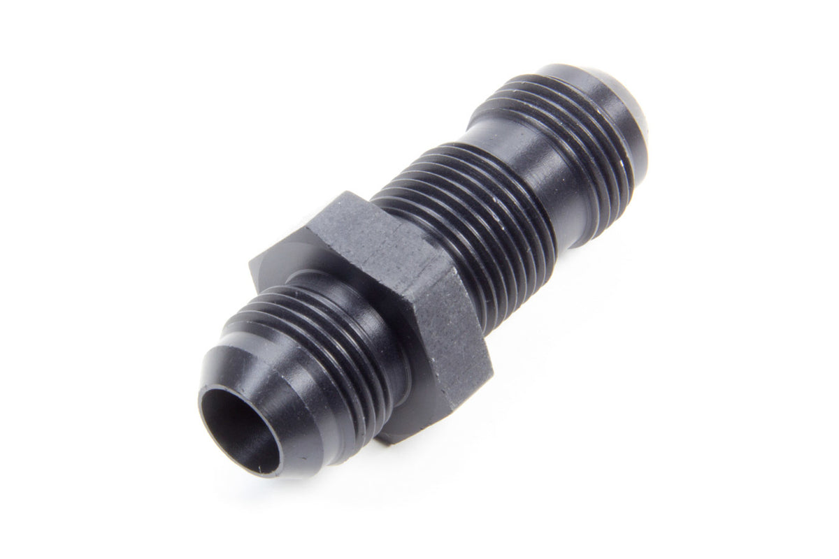 Earls AT983210ERL Bulkhead Adapter Fitting, 10 AN Male to 10 AN Male, Aluminum Black Anodized