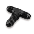 Earls AT983403ERL Bulkhead Tee Fitting 3AN Male to 3AN Male Aluminum Black Anodized