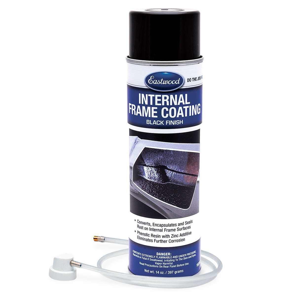Eastwood 15275Z Internal Frame Coating with Nozzle, Black, 14 oz Aerosol
