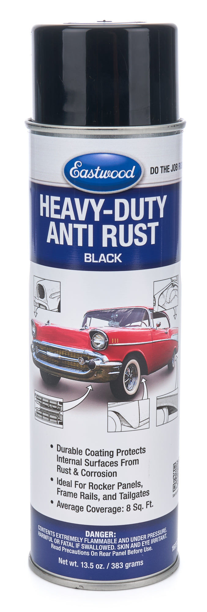 EASTWOOD Heavy Duty Anti Rust Aerosol Spray 13.5 oz Black