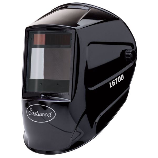 EASTWOOD Welding Helmet Large View Auto Darkening Black Part 21483