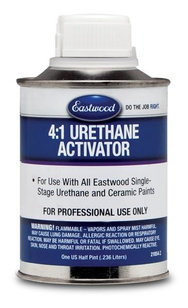 Eastwood Urethane Activator 21854Z, 8 oz, Ceramic Urethane Finish