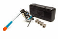EASTWOOD 25304 Professional Brake Tubing Flaring Tool with Vise Mount, 45 Degree and Bubble Flares, Double and Single Flares, for 3/16 to 3/8 Inch Steel Tubing