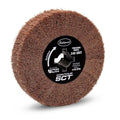 EASTWOOD Finishing Wheel Contour SCT 4.5 Inch Diameter, 3/4 Inch Keyed Shaft, 240 Grit Sanding Wheel
