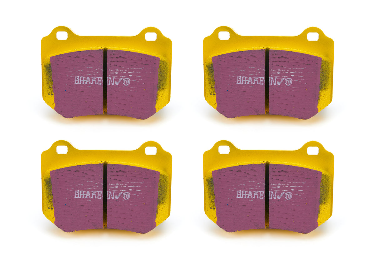 EBC Brakes USA Inc DP42361R Yellow Stuff Rear Brake Pads for Subaru WRX and STI, High Friction, 15 mm Thickness