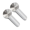 Eddie Motorsports MS274-18P Door Lock Knob Pair Polished Aluminum with 10-24 Inch Thread