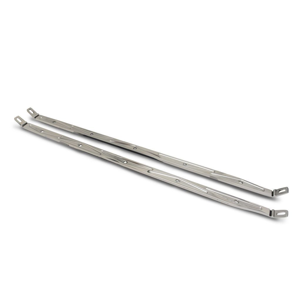 Eddie Motorsports MS274-35P Hood Brace Supports Polished for Chevrolet Fullsize Cars 1955-1957
