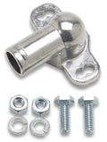 Edelbrock 1205 Air Cleaner PCV Fitting, 90 Degree, 2 Inches Length, 3/4 Inch Hose Barb, Aluminum, Natural Finish