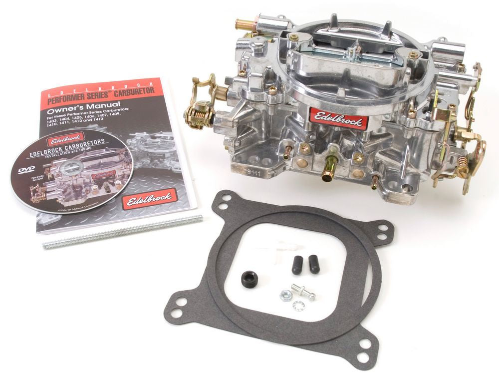 Edelbrock 1407 Performer Series 750 CFM 4-Barrel Carburetor with Manual Choke and Mechanical Secondary