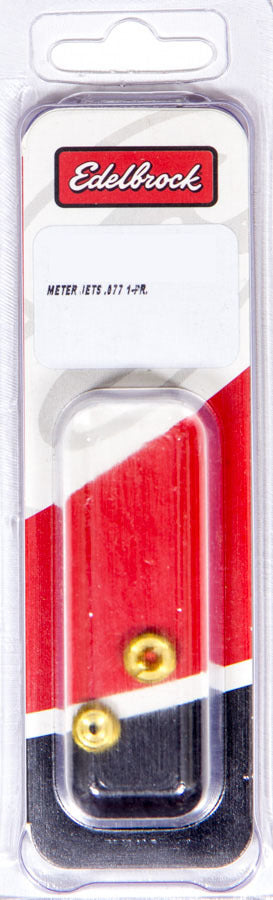 Edelbrock Part 1434 Metering Jets .116 Inch ID Brass Pair