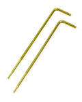 Edelbrock Carburetor Metering Rod Part Number 1447, 0.068 Inch Diameter, Brass Pair