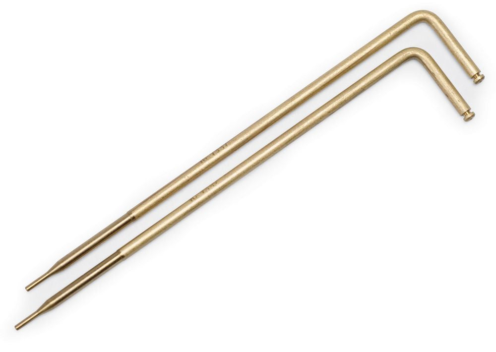 Edelbrock Carburetor Metering Rod Part Number 1454, 0.073 Inch Diameter, Brass Pair