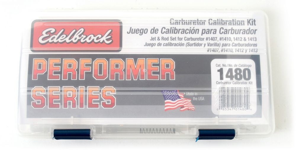 Edelbrock 1480 Performer Series Carburetor Calibration Kit for 1407, 1410, 1412, and 1413 Models