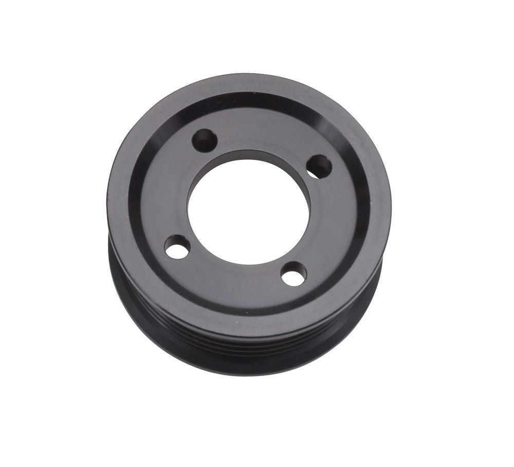 Edelbrock 15823 Competition Pulley for E-Force Supercharger System, 2-3/4 Inch OD, 6-Rib Aluminum Black Anodized