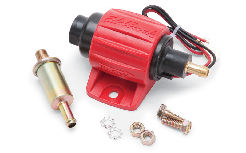 Edelbrock 17303 Micro Inline Electric Fuel Pump, 30 GPH, E85 and Gasoline Compatible