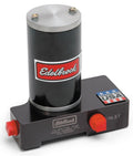 Edelbrock 1791 Electric Fuel Pump, 120 GPH, Quiet-Flo Series, Aluminum Body with Black Anodized Finish, 3/8 Inch NPT Female Ports