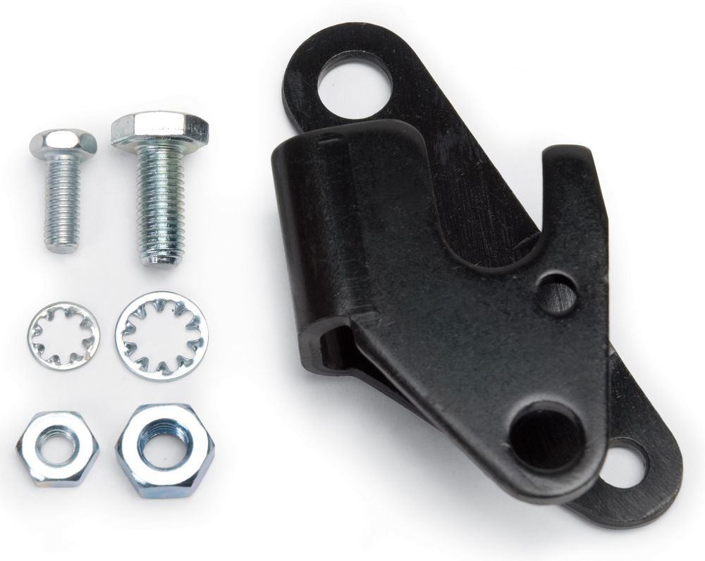 Edelbrock 1843 Mopar Throttle Lever Adapter for AVS Carburetors, Steel, Black Powder Coat