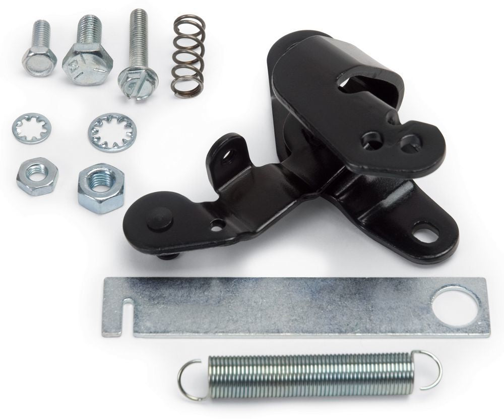 Edelbrock 1844 Throttle Lever Adapter for Ford Vehicles, Steel with Black Powder Coat Finish