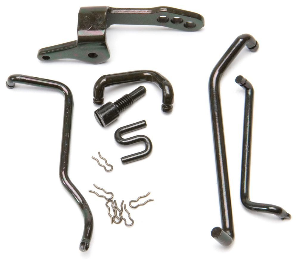 Edelbrock EDE1873 Linkage Assortment for AVS Carbohydrates, Steel, Black Zinc Oxide Finish