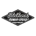 Edelbrock 189147 Power Speed Steel Garage Sign with Black and White Finish