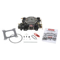 Edelbrock 19063 AVS2 4-Barrel Carburetor 650 CFM Square Bore Electric Choke Mechanical Secondary Dual Inlet Aluminum Black Powder Coat