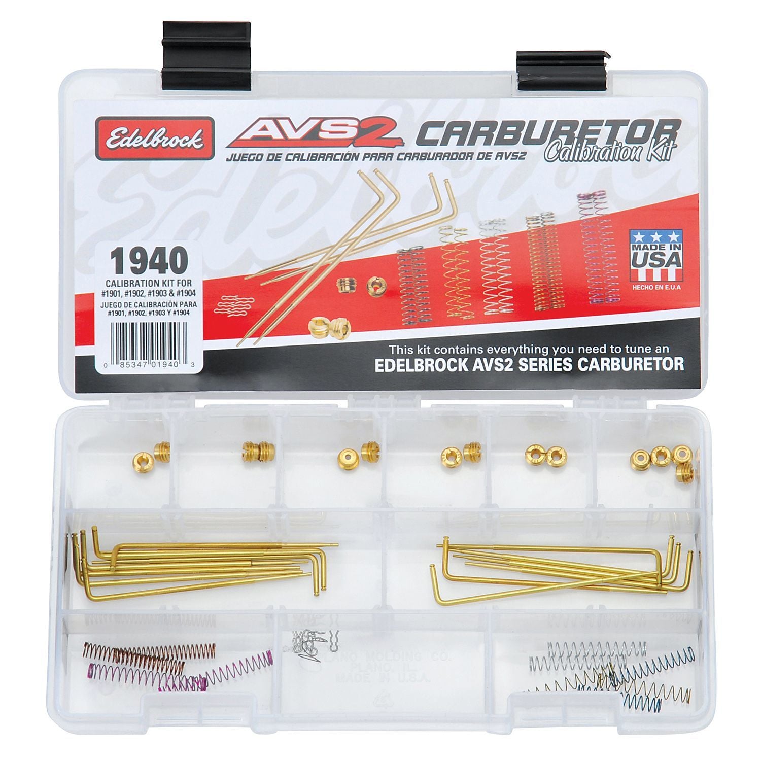 Edelbrock EDELBROCK 1940 AVS2 Calibration Kit for 500 Series Carburetors