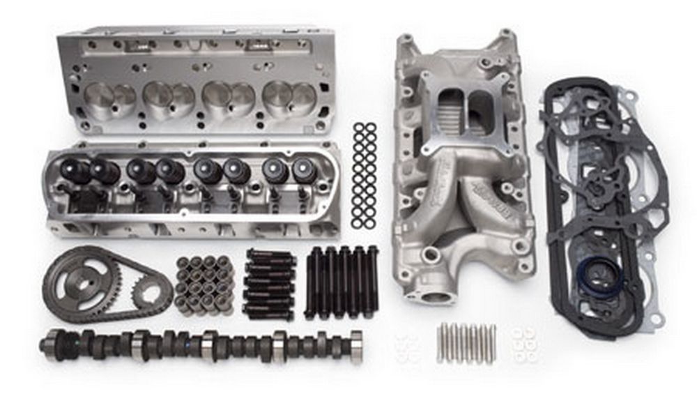 Edelbrock SBF Power Package Top End Kit with Aluminum Cylinder Heads and Camshaft