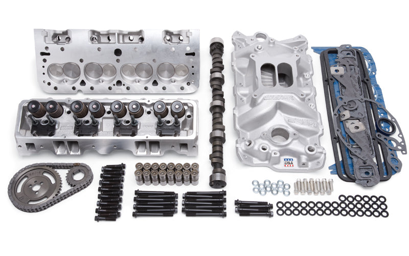 Edelbrock E-2038 E-Street Power Top End Package for Small Block Chevy 1957-1986