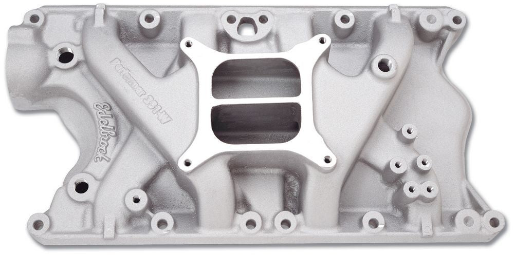 Edelbrock SBF Performer Intake Manifold for 351W Small Block Ford with Dual Plane Aluminum Construction